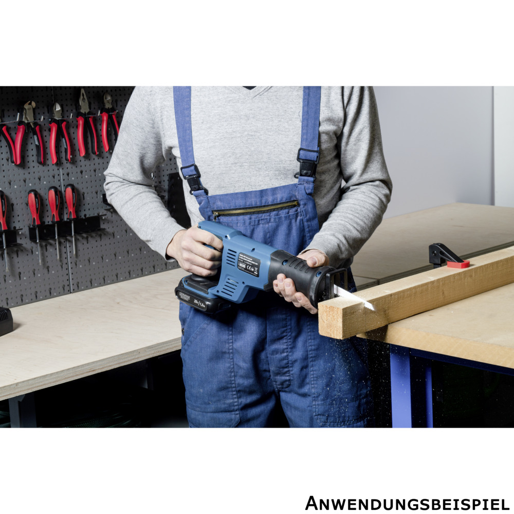 GERMANIA&reg; Akku-S&auml;bels&auml;ge 20 V mit Holz- und Metalls&auml;geblatt image number 3