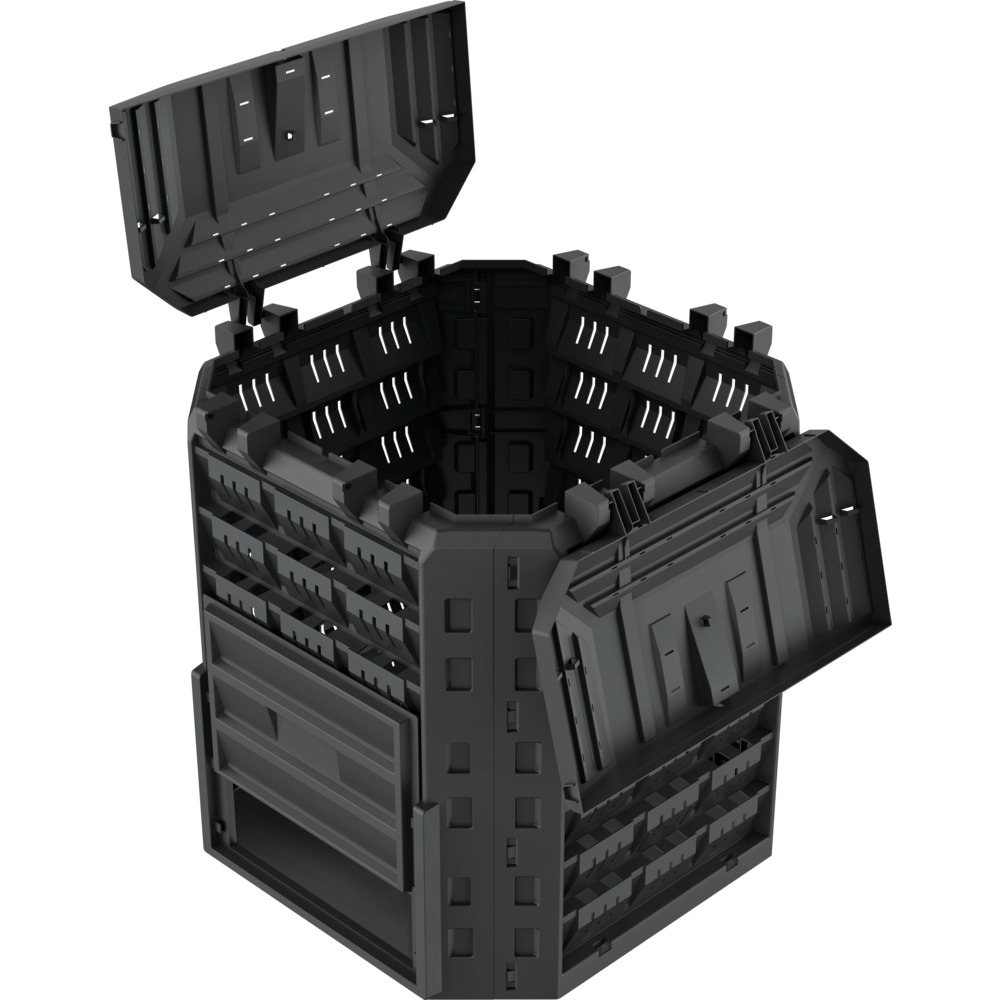 Prosperplast Komposter Compobox 310 Liter Schwarz