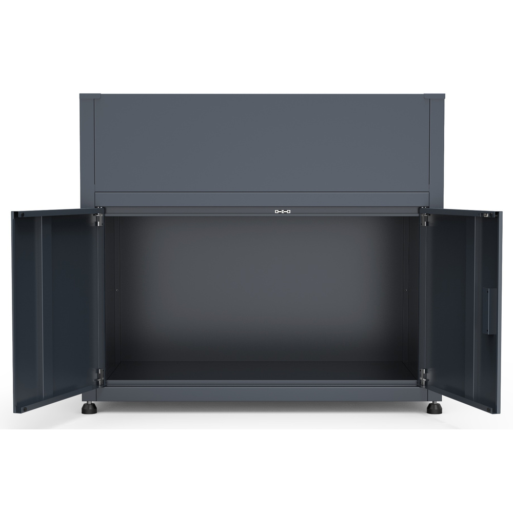 Gartenschrank mit Pflanzkasten, Stahl anthrazit image number 2