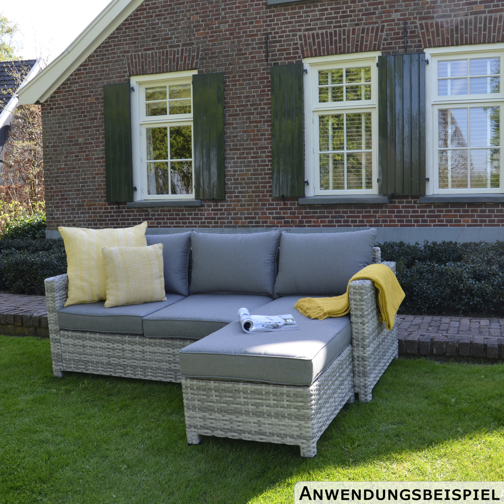 Eckbank-Lounge "Valencia Smoke" mit Aluminiumgestell image number 4