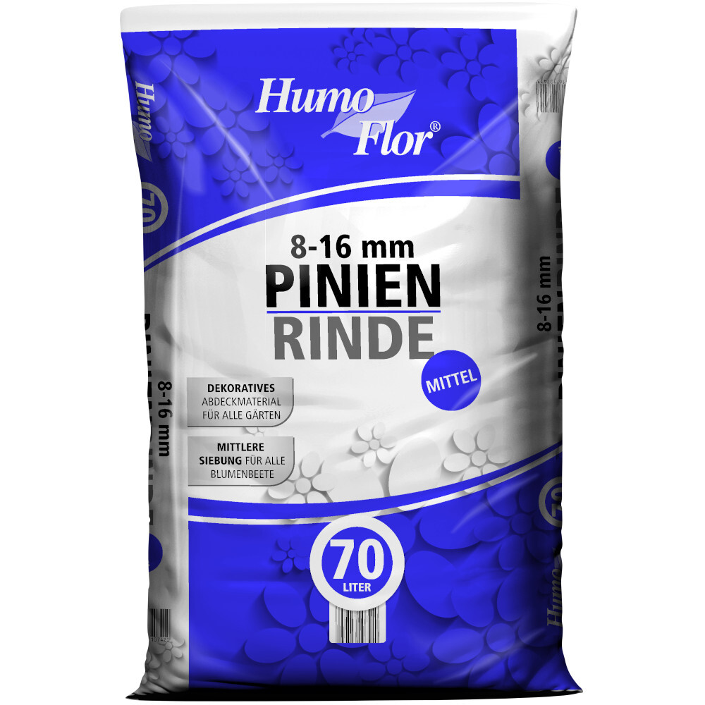 Humoflor&reg; Pinienrinde mittel 8-16 mm, 70 Liter