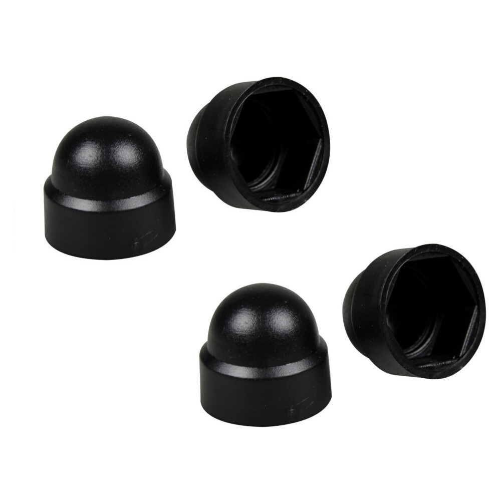 Abdeckkappen M12 schwarz 4 St&uuml;ck