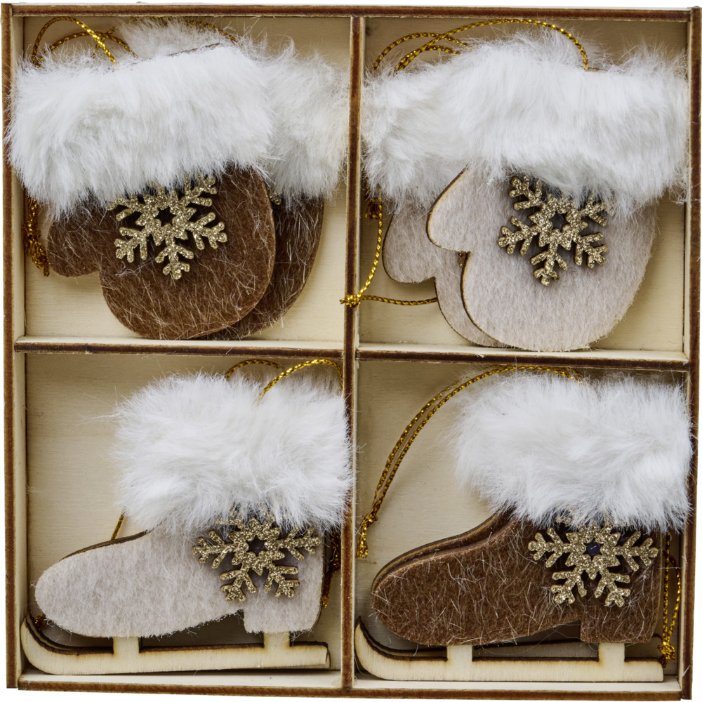 Weihnachtsbaumschmuck-Set 8-teilig in verschiedenen Designs image number 17