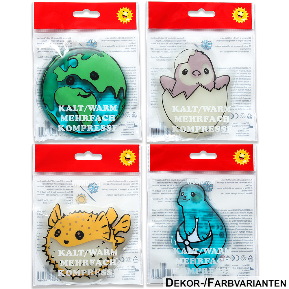 WUNDmed Mehrfach-Kompresse kalt/warm Kids, sortiert