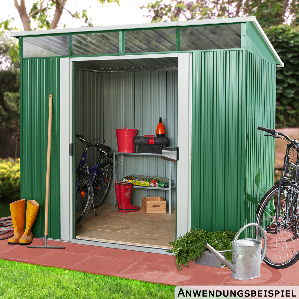 PERGART&reg; Ger&auml;tehaus "L&uuml;beck 86" 224 x 181 x 203 cm tanne / wei&szlig; image number 4