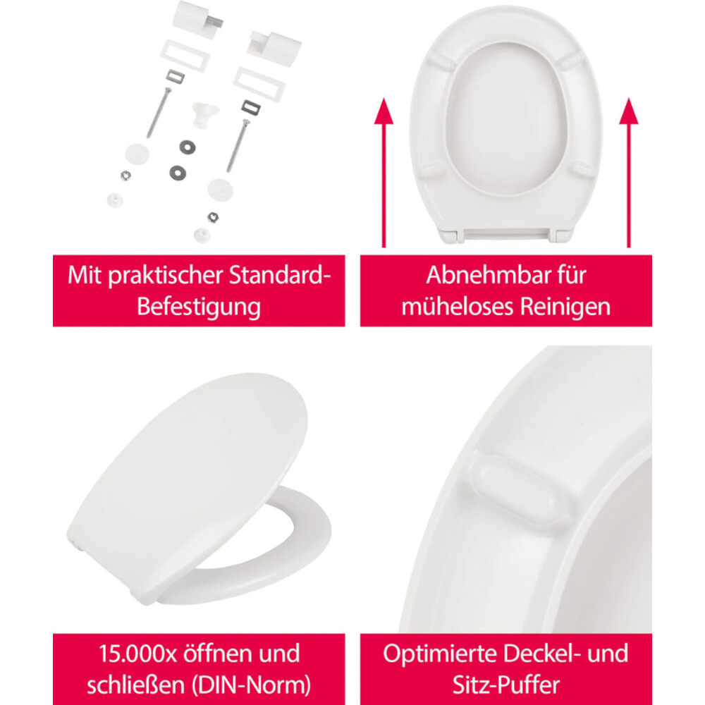 aquaSu&reg; Basic WC-Sitz wei&szlig; mit Absenkautomatik image number 8