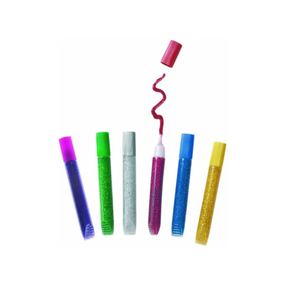 Glitter Glue 6 Tuben je 10 g im Set image number 1