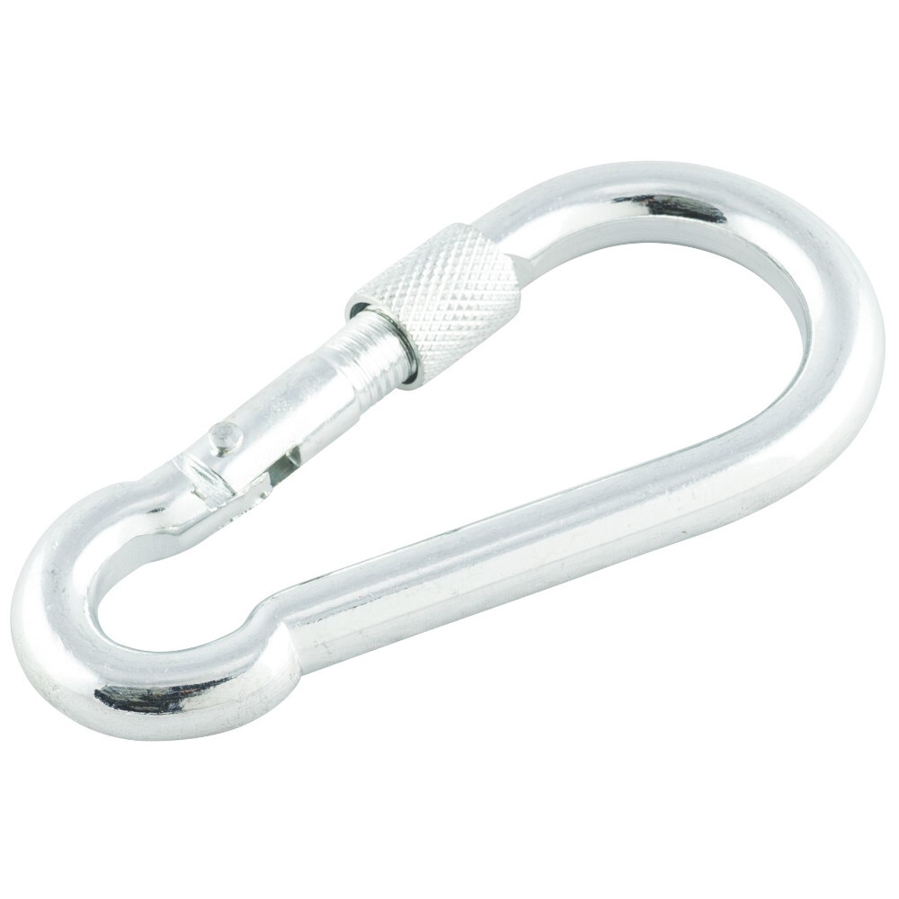 Karabiner 12 x 120 mm Schraubverschluss Belastbarkeit 450 kg