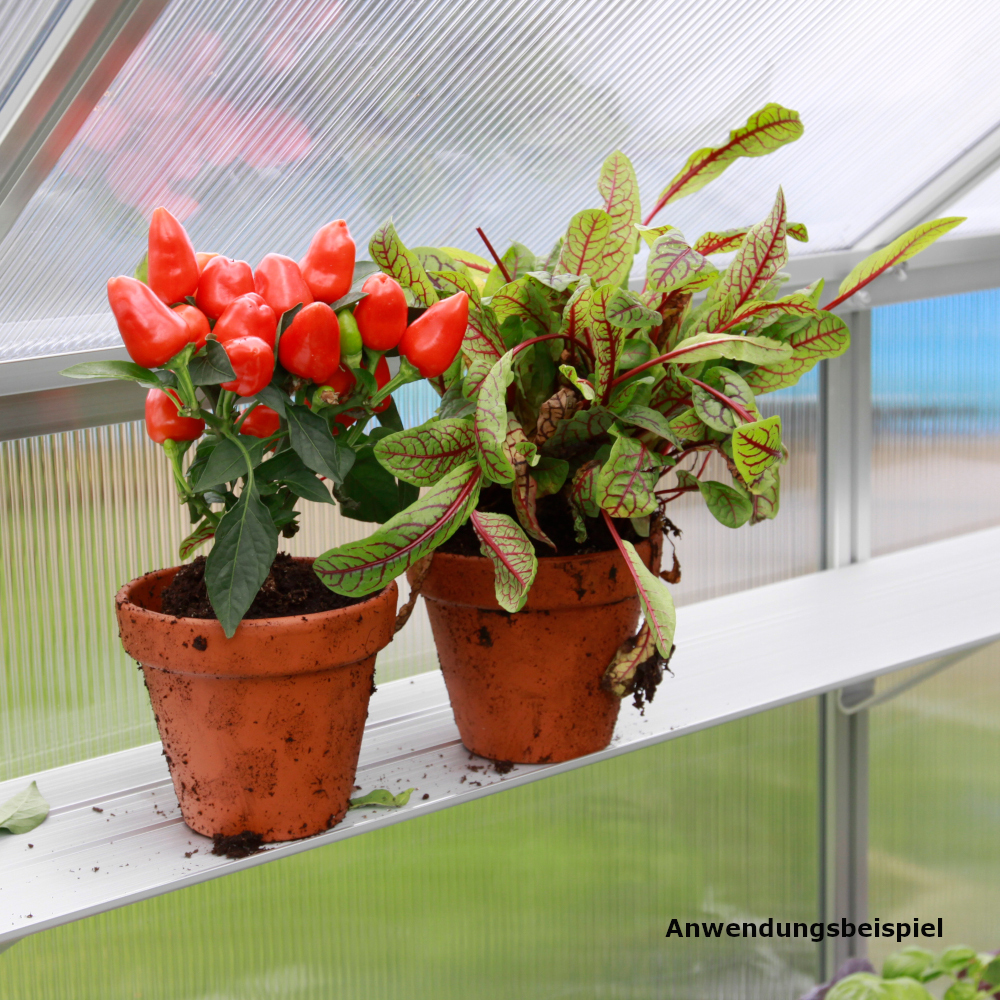 Alu-Wandregal, 122x15cm image number 1