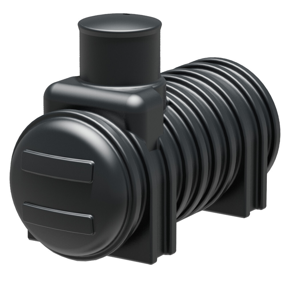 Abwassertank 1000 Liter, Erdeinbau, nahtlos gefertigt