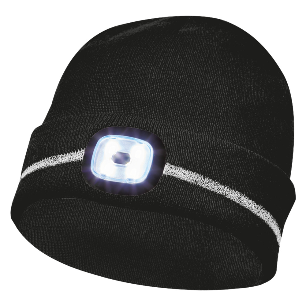 Gebol M&uuml;tze mit LED-Licht und Reflektorstreifen