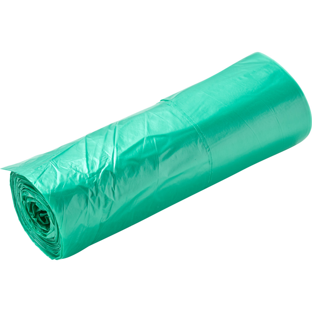 M&uuml;llbeutel mit Tragegriff 30 Liter10&micro; 20 St&uuml;ck in gr&uuml;n image number 1