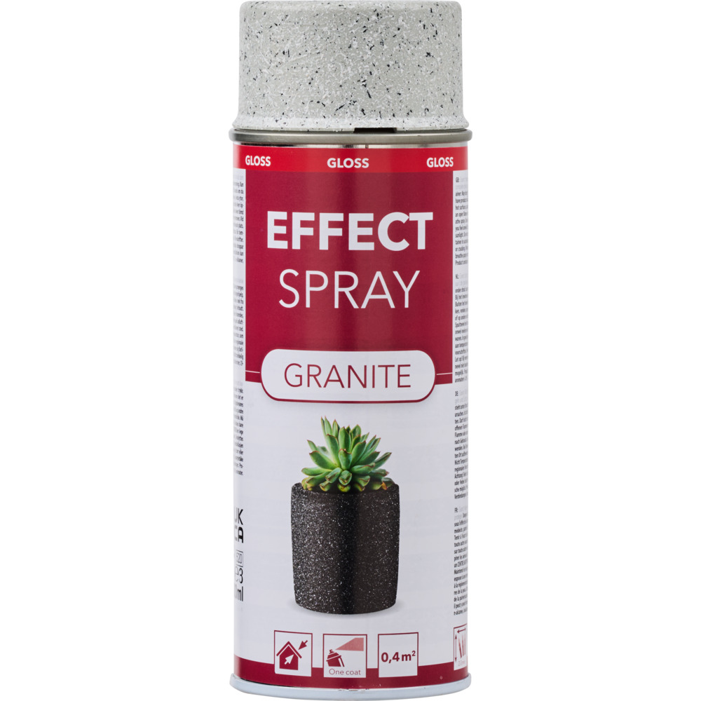 Effect Spray Granit matt hellgrau 400 ml