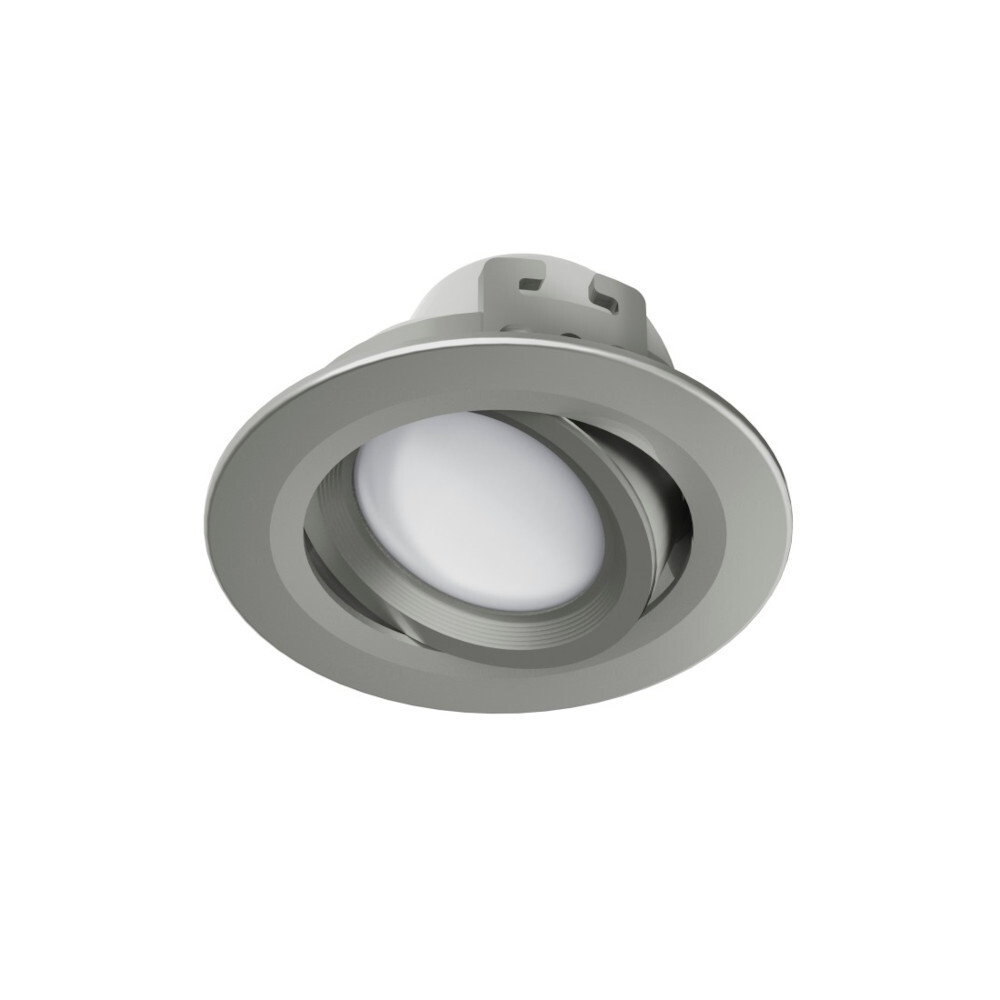 hama&reg; WiFi LED-Einbaustrahler 5 W , Satin-Nickel