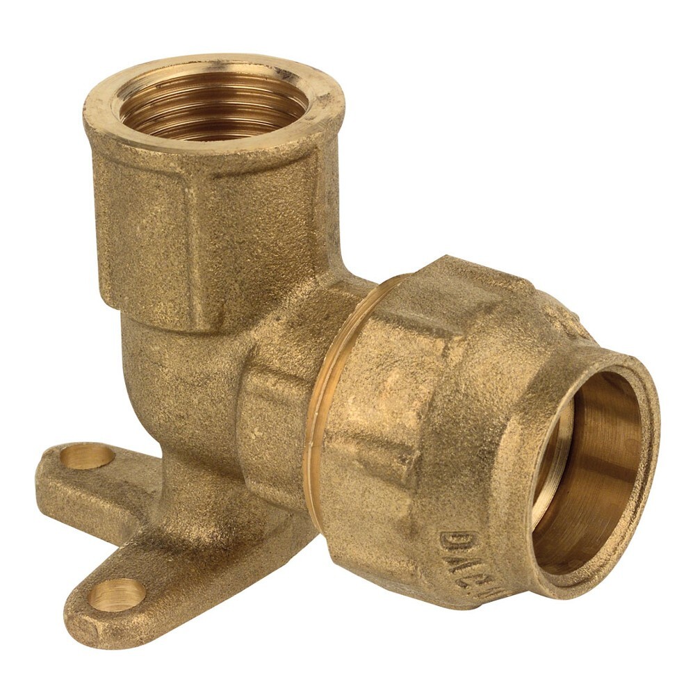 Wandscheibe 1/2''IGx20mm Messing Winkelanschluss HDPE-Rohr Kaltwasserleitung