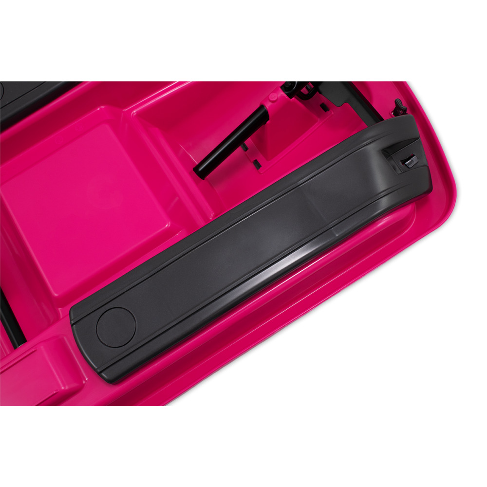 Lenkschlitten Snow Fox aus HPE-Kunststoff pink mit Lenkrad image number 4