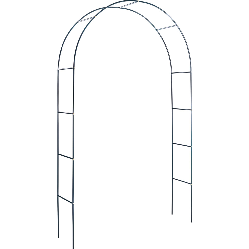 Rosenbogen 240x140x38 cm aus Metall