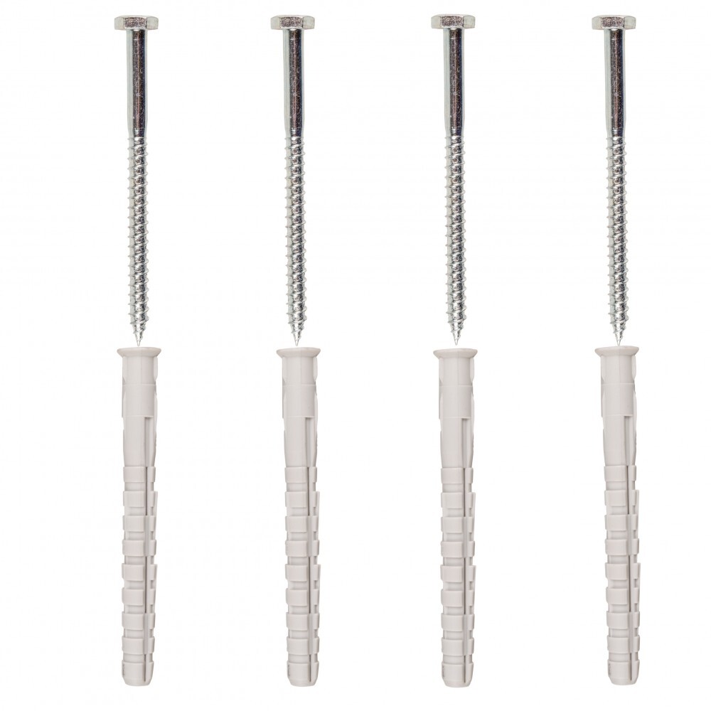 Rahmend&uuml;bel mit Sechskant-Holzschraube &Oslash; 10 x 120, 4 St&uuml;ck