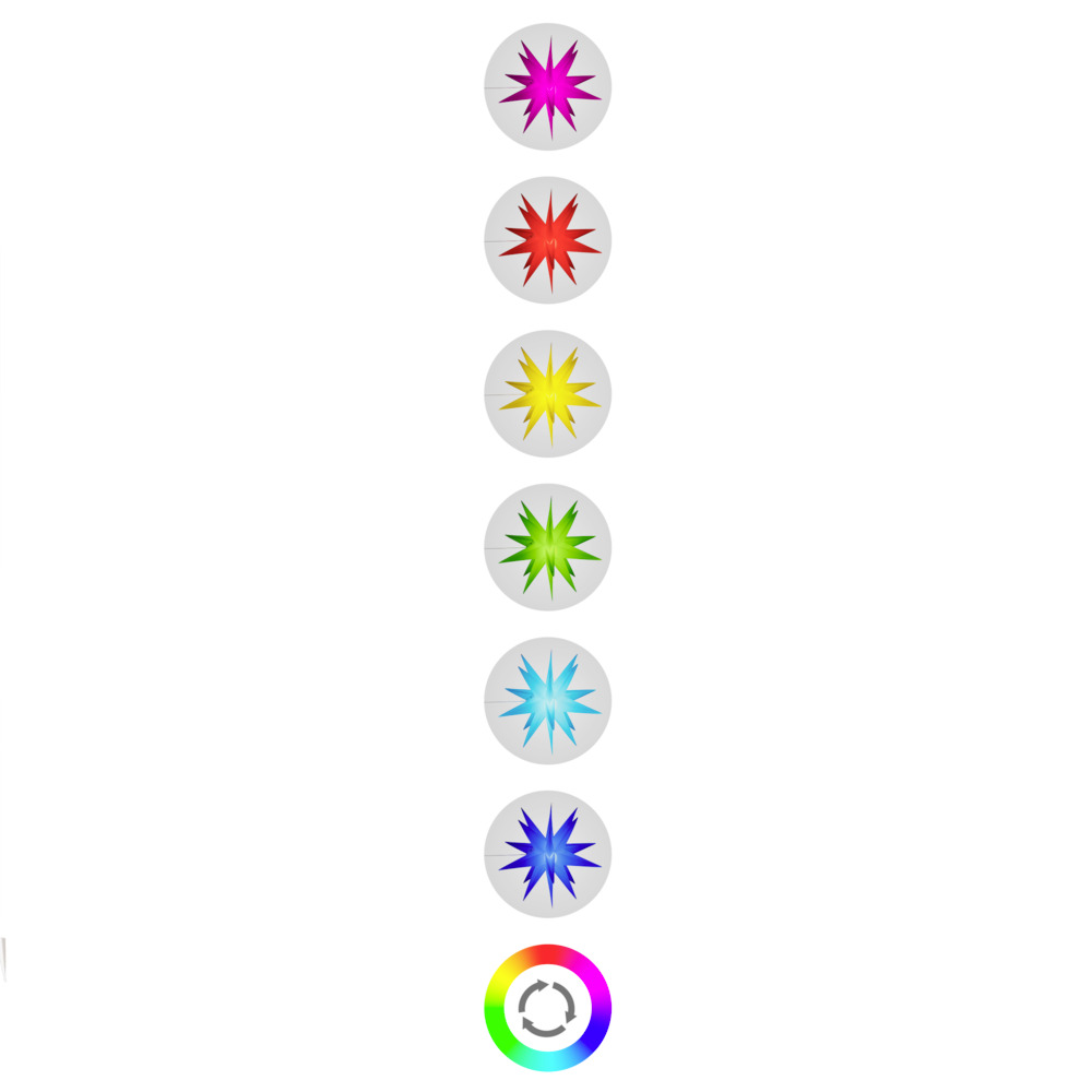 LED-3D-Stern 57 cm mit Farbwechsel image number 2