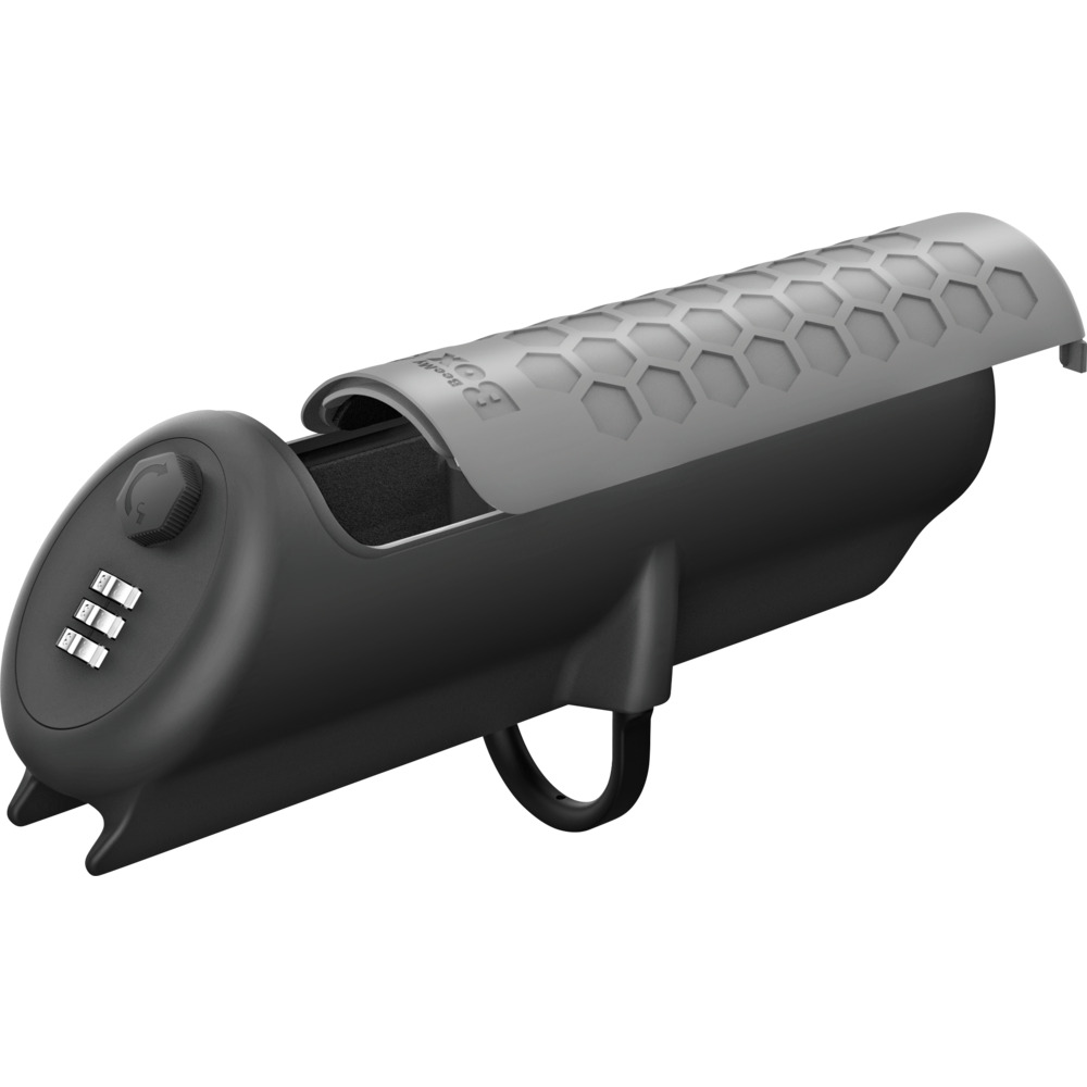 BeeMyBox Fahrradbox abschlie&szlig;bar 26 cm grau