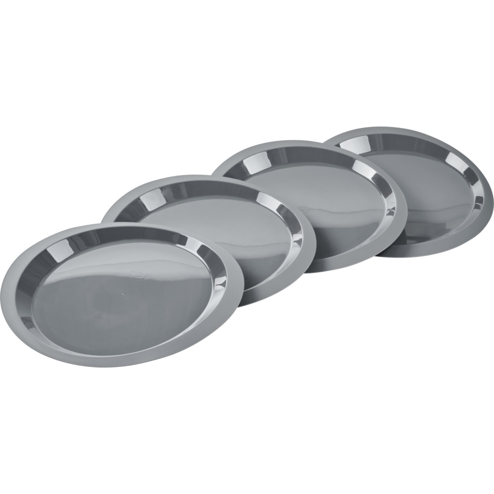 Mehrweg-Teller 4 St&uuml;ck 33 x 28 cm aus Kunststoff