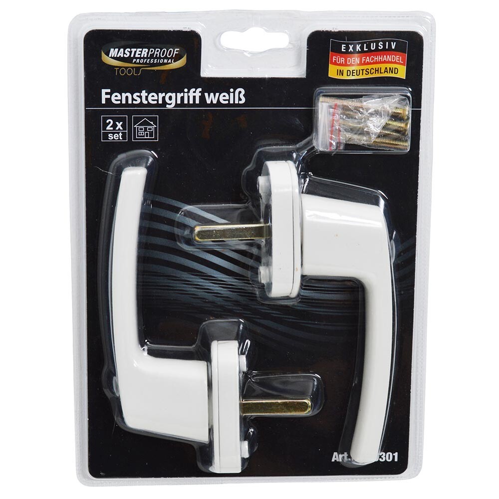Fenstergriffe 2er Set in wei&szlig;