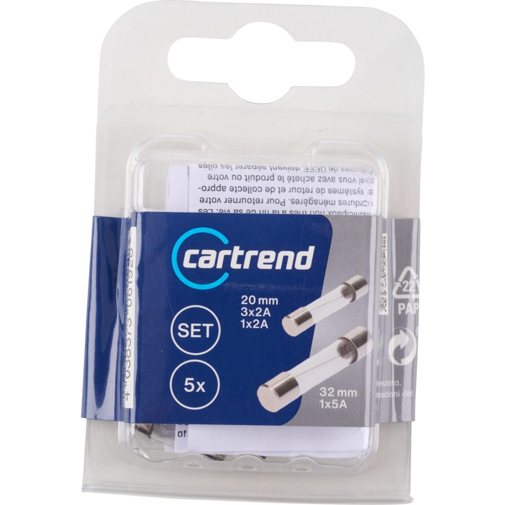 KFZ Feinsicherungen 12 V 5 St&uuml;ck sortiert Glassicherungen image number 1