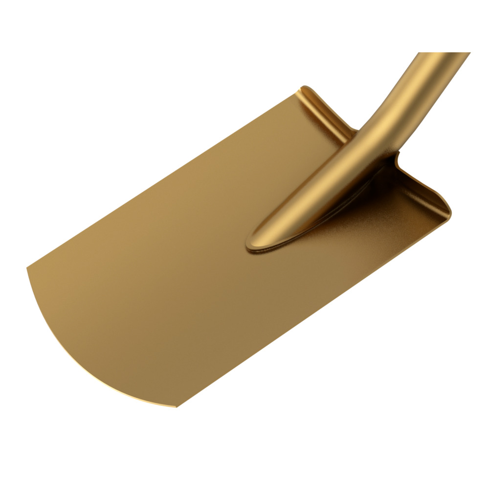 Sonderpreis Baumarkt G&auml;rtnerspaten rund image number 1