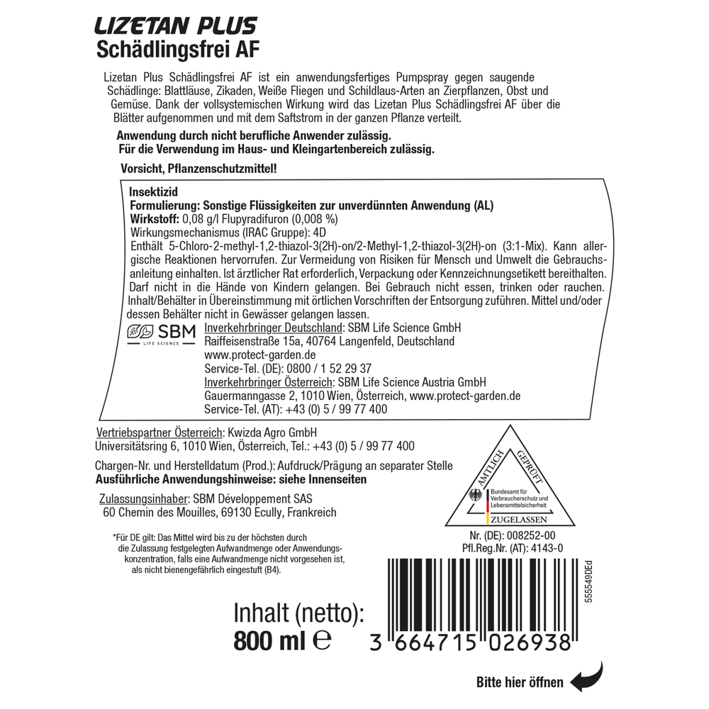 Sch&auml;dlingsfrei Lizetan Plus AF image number 1