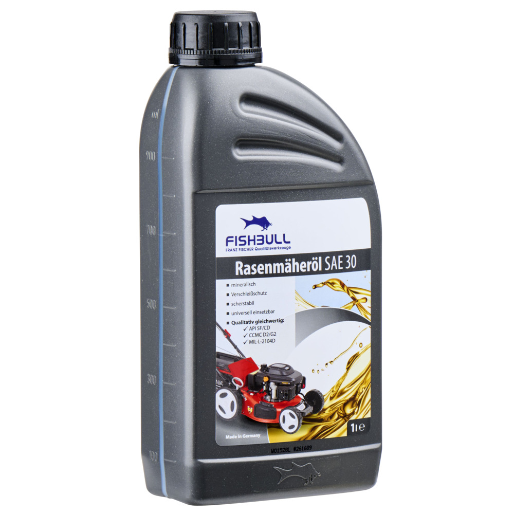 FISHBULL Rasenm&auml;her&ouml;l SAE 30W 1 Liter mineralisch