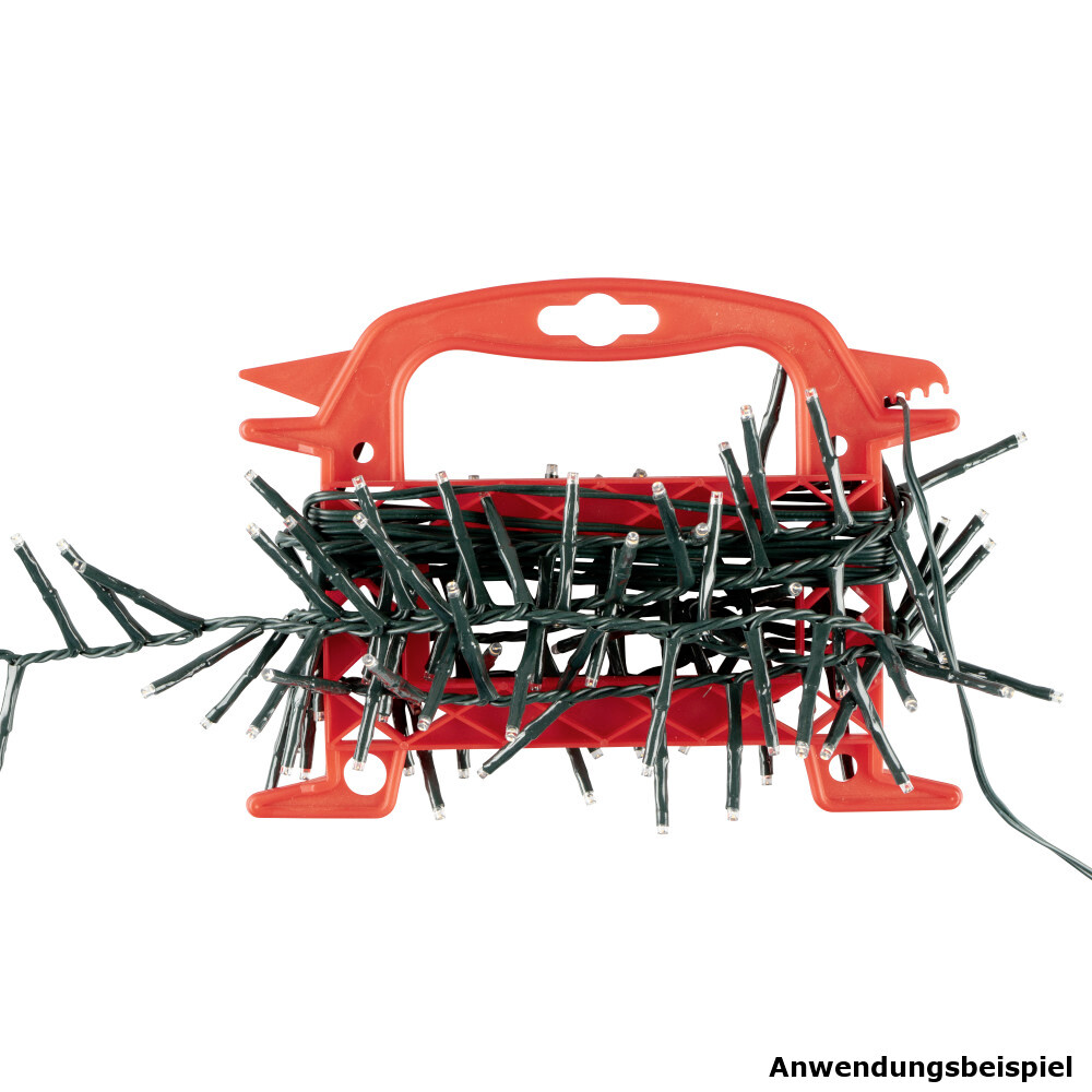 Lichterketten-Aufwickler rot aus Kunststoff image number 1