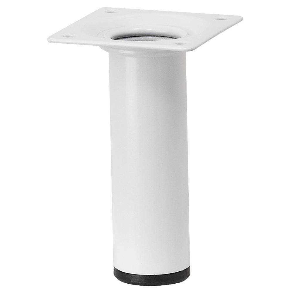 M&ouml;belfu&szlig; POP 100 x 30 mm rund in Wei&szlig;