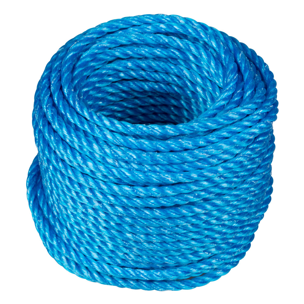 Polypropylen PP Seil 4 mm x 20 m blau
