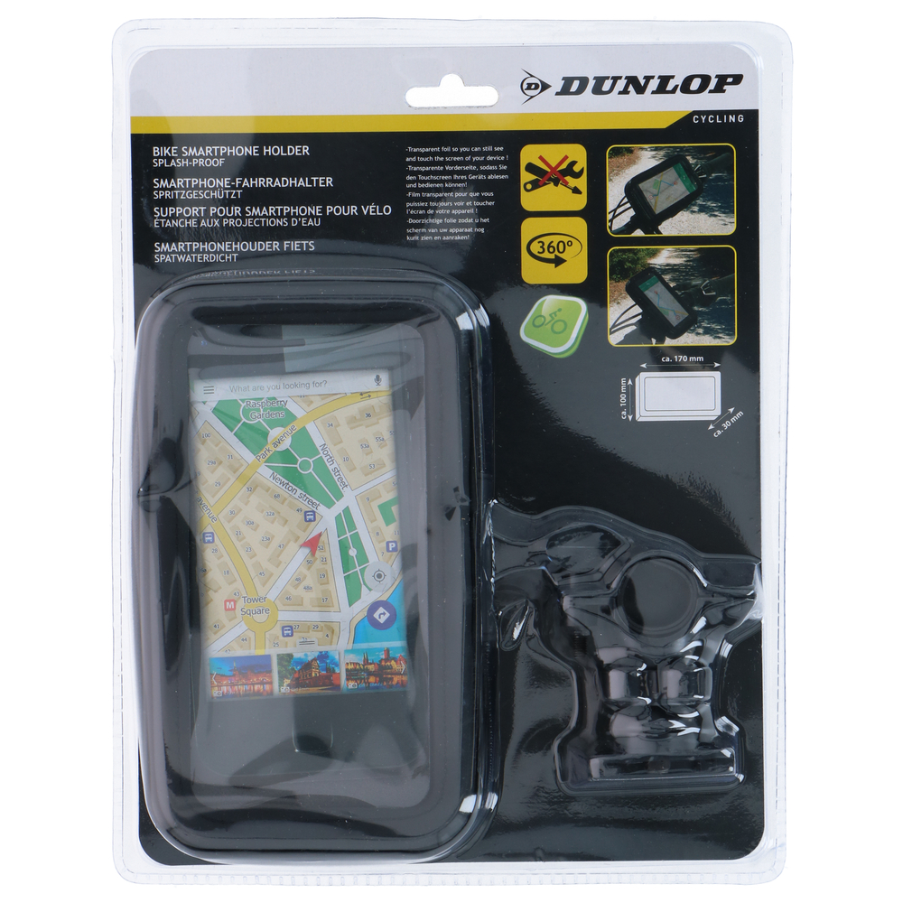 Dunlop Fahrrad Smartphonehalter Tasche 17 x 10 x 3 cm image number 3