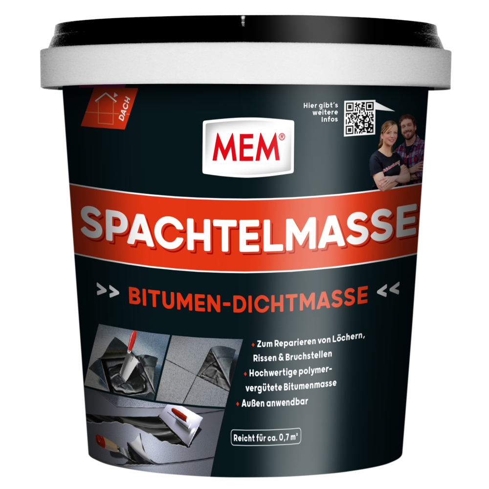 MEM-Bitumen-Spachtelmasse 1 kg