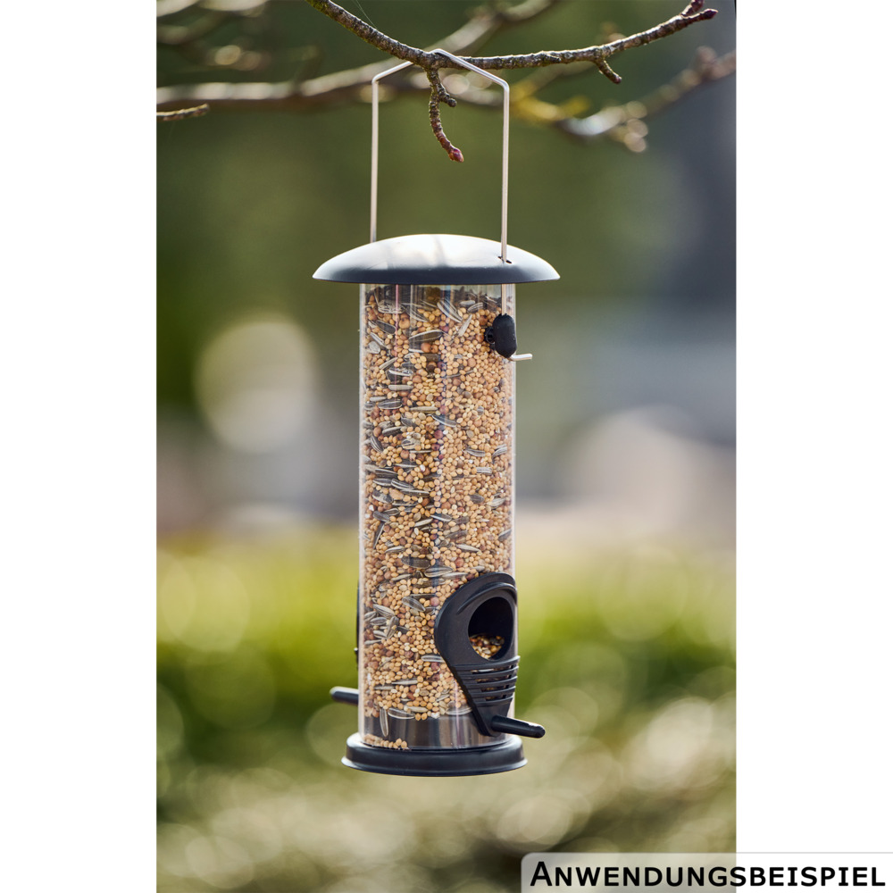 Vogelfutters&auml;ule Kunststoff mit Metallb&uuml;gel image number 3