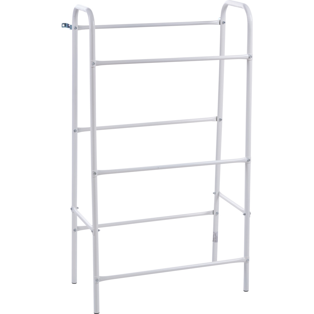 Flaschenkastenst&auml;nder wei&szlig; aus Stahl f&uuml;r 6 K&auml;sten