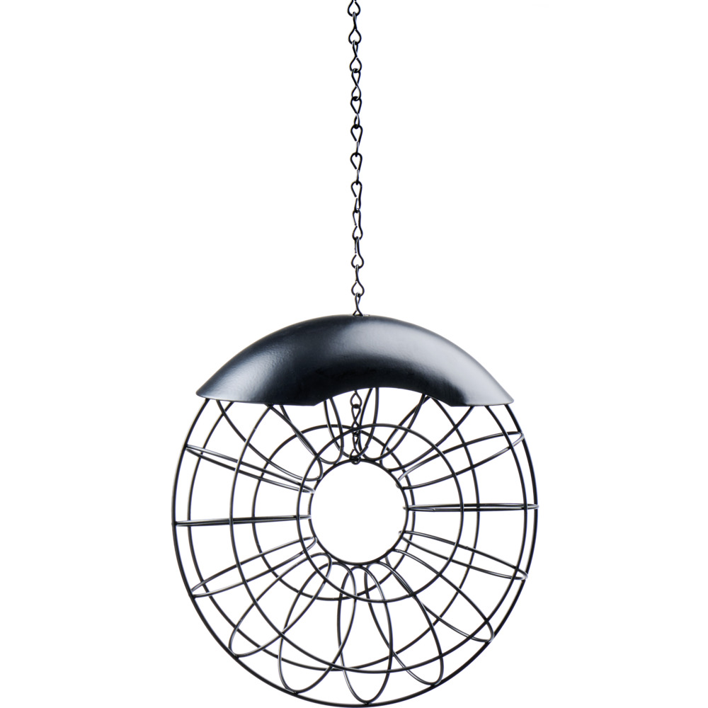 Meisenkn&ouml;delhalter rund aus Stahl mit Aufh&auml;ngung image number 1