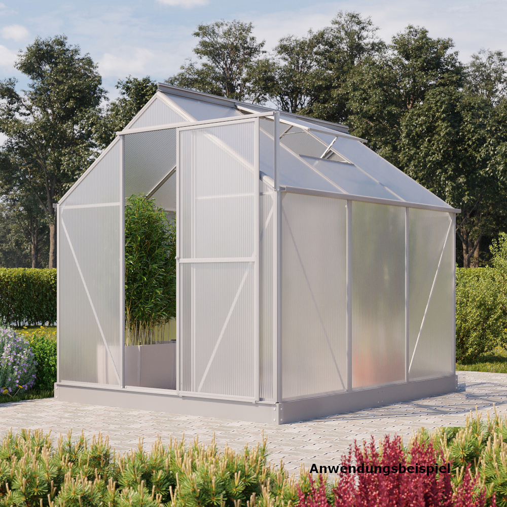 Gew&auml;chshaus EOS 4600 HKP 4 mm Aluminium eloxiert image number 1