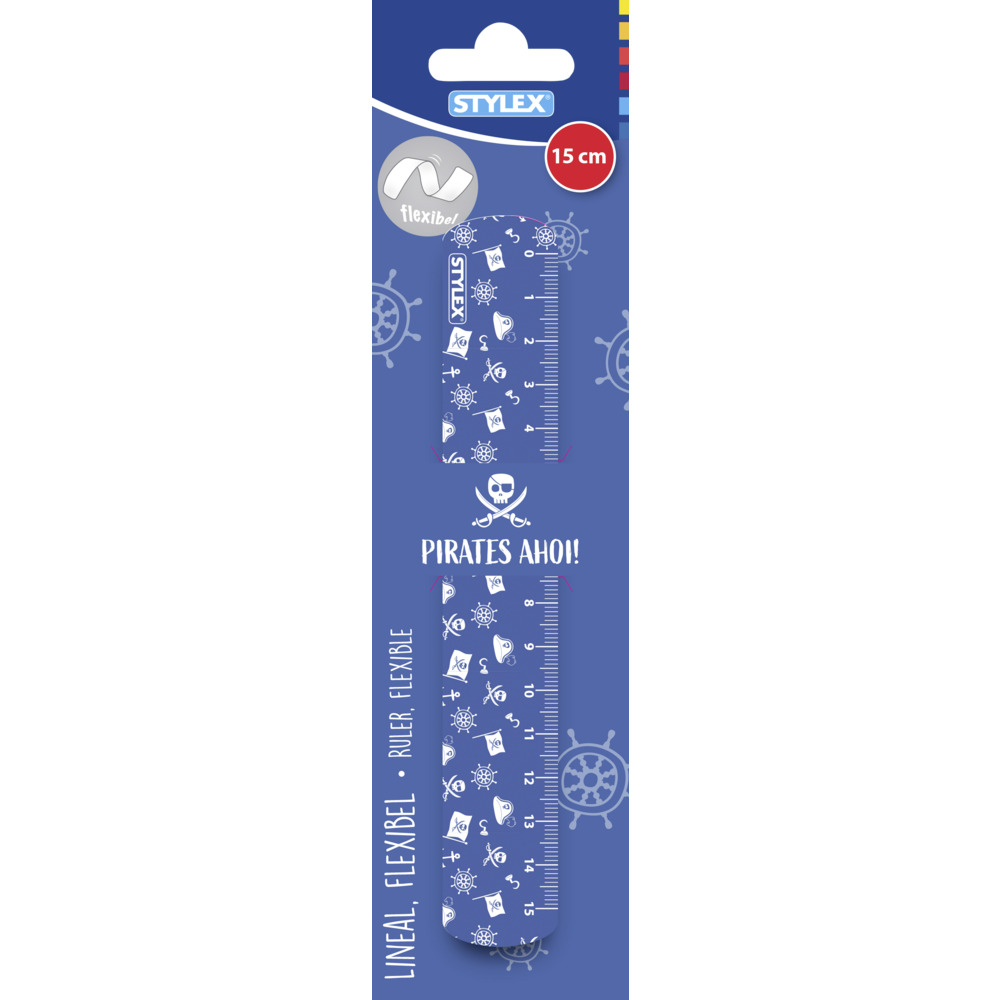 Design-Lineal 15 cm aus Kunststoff, flexibel in verschiedenen Motiven image number 1