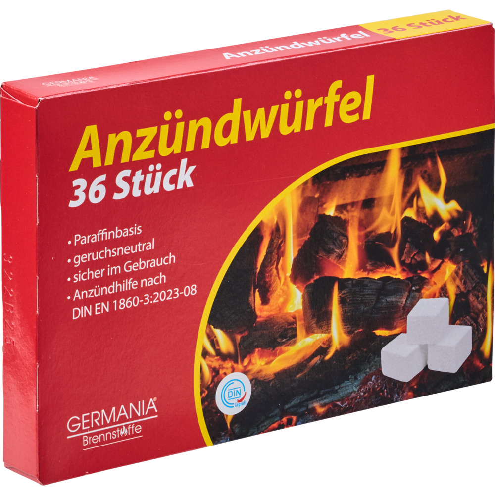 GERMANIA&reg; Anz&uuml;ndw&uuml;rfel 36 St&uuml;ck auf Paraffinbasis image number 1