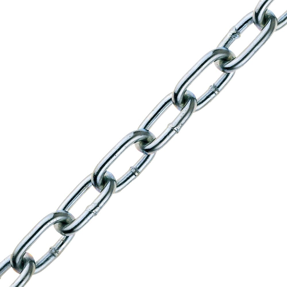 Rundstahlkette 2 mm Form A Meterware verzinkt