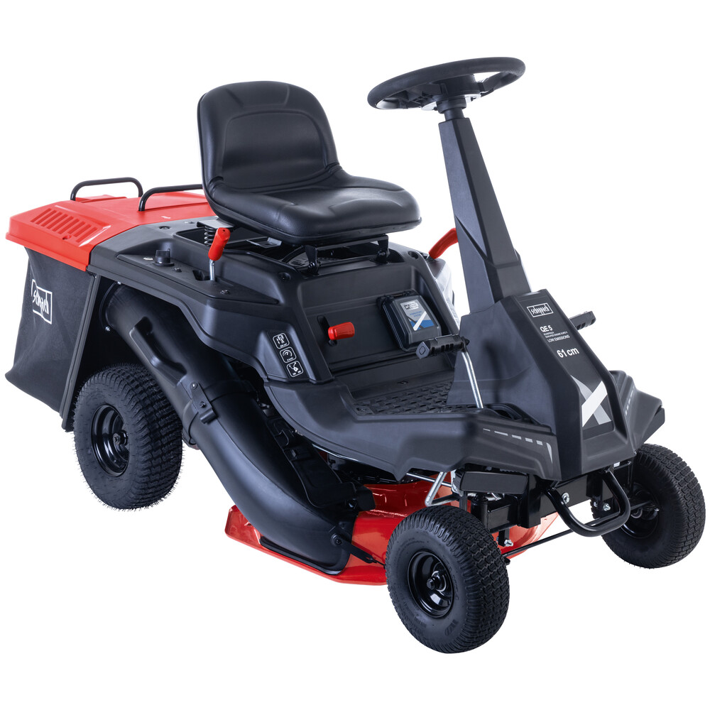 Scheppach Benzin-Aufsitzrasenm&auml;her und Akku-Rasentrimmer im Set image number 2