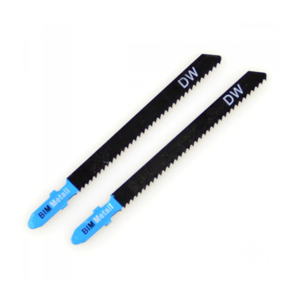 Stichs&auml;geblatt 2Stk 36Zahn 100x2,0mm T-Aufnahme Metall Drillcraft Stich S&auml;geblatt