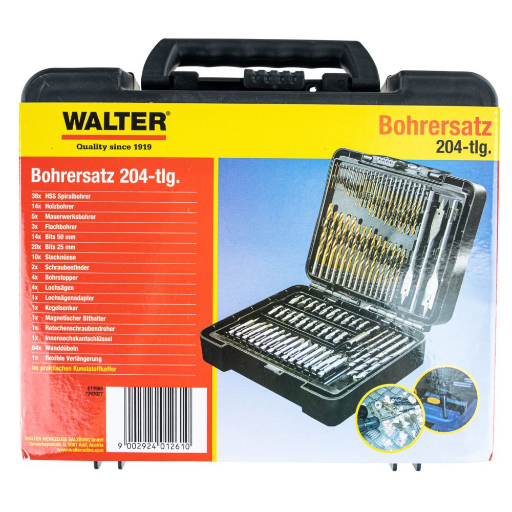 Bohrersatz 204-teilig mit Kunststoffkoffer image number 7