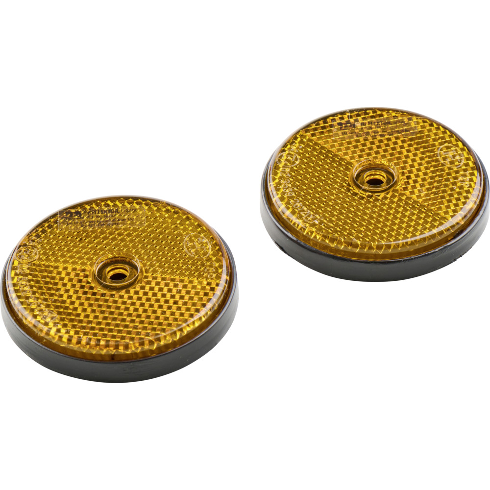 Reflektor 60 mm rund orange