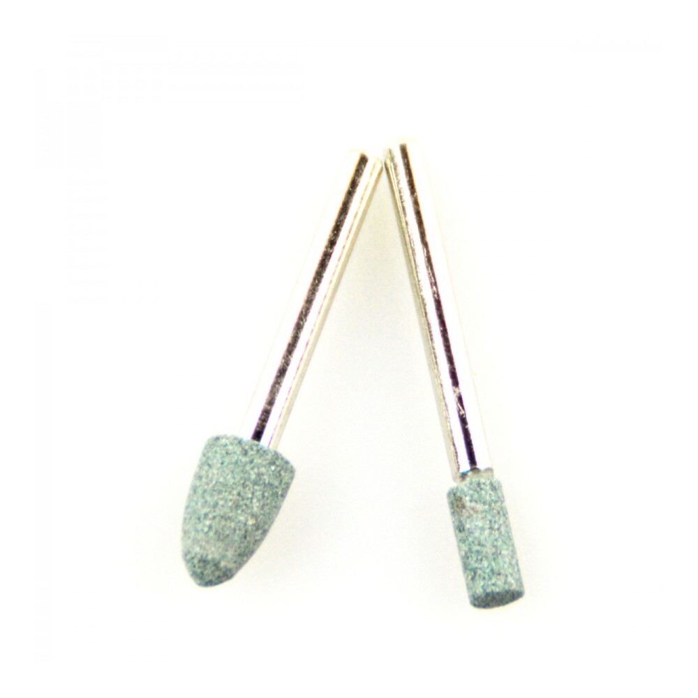 Schleifstein Set 2tlg. &Oslash;2,35mm Aufnahme Silizium Schleifstifte Minischleifer