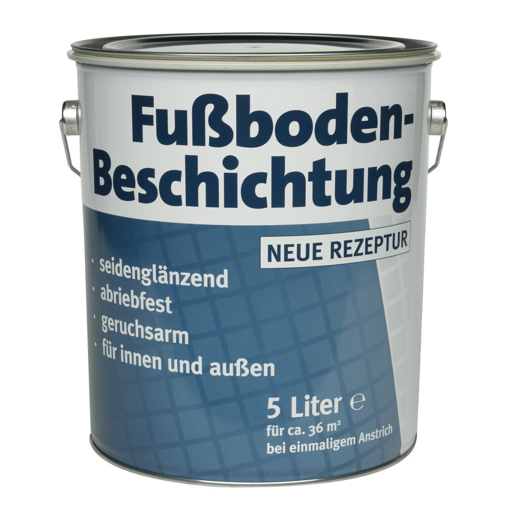 Fu&szlig;bodenbeschichtung kieselgrau f&uuml;r ca. 36 m&sup2;