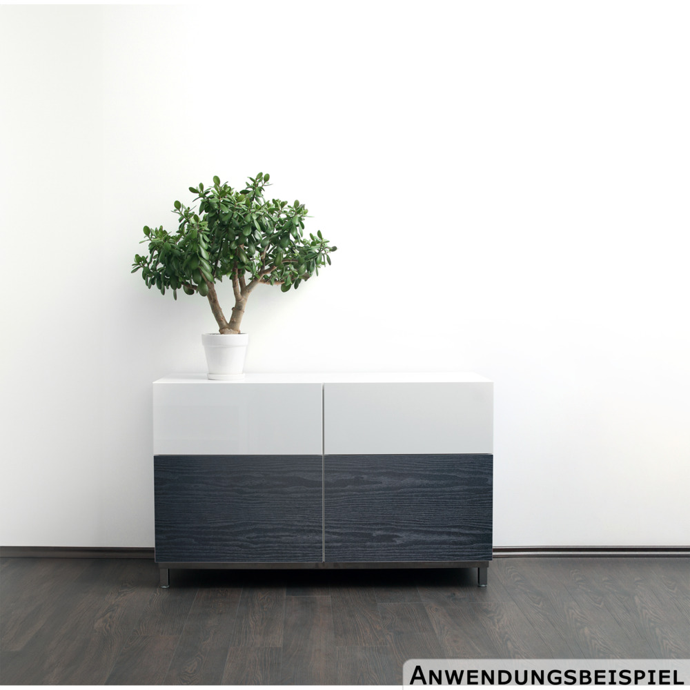 Klebefolie 200x45cm Struktur schwarz Dekofolie Selbstklebefolie M&ouml;belfolie image number 2