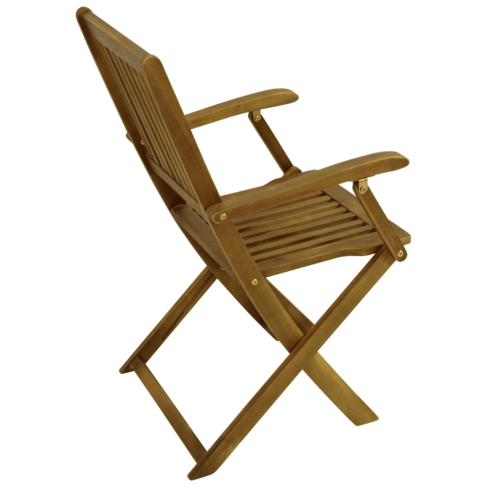 Klappstuhl-Set&nbsp;BENITA, 2-teilig, Akazienholz ge&ouml;lt image number 3